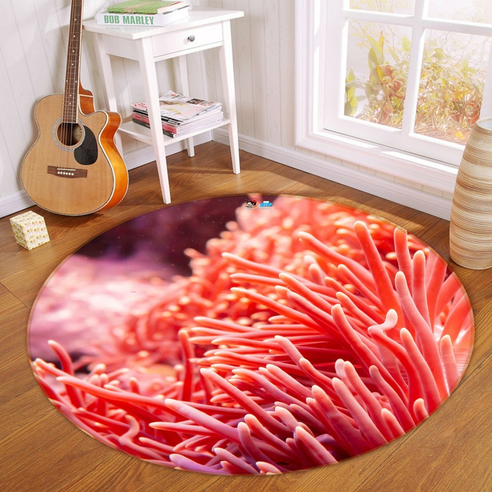 3D Red Coral Tentacles NAO10303 Game Rug Mat Elegant Photo Carpet Mat Fay