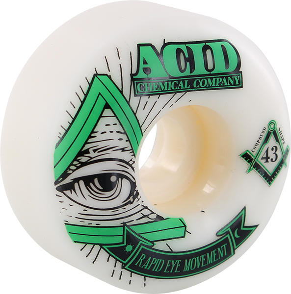 ACID REM PYRAMID 56mm 101a WHT WHEELS SET-image