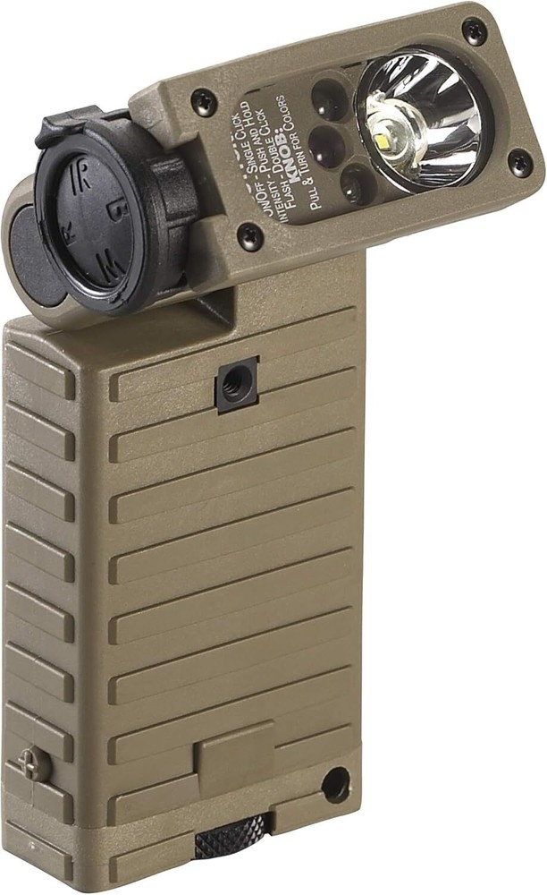 55-Lumen Military Tactical Flashlight with Articulating Head，Box Packaging