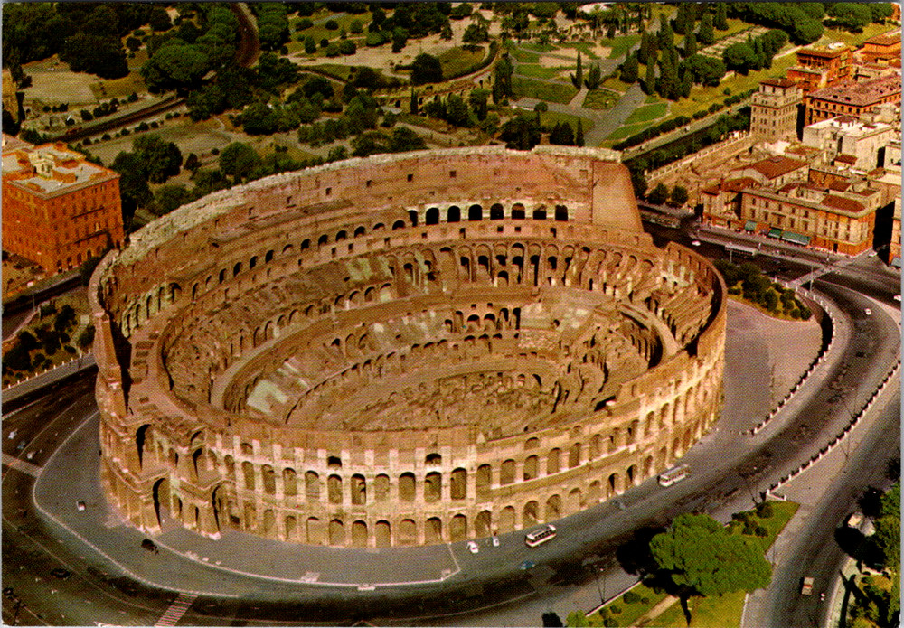 Vintage Postcard Rome The Colosseum Italy