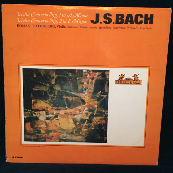 Roman Totenberg, Johann Sebastian Bach, Stanislaw Wislocki - Violin Concerto No.