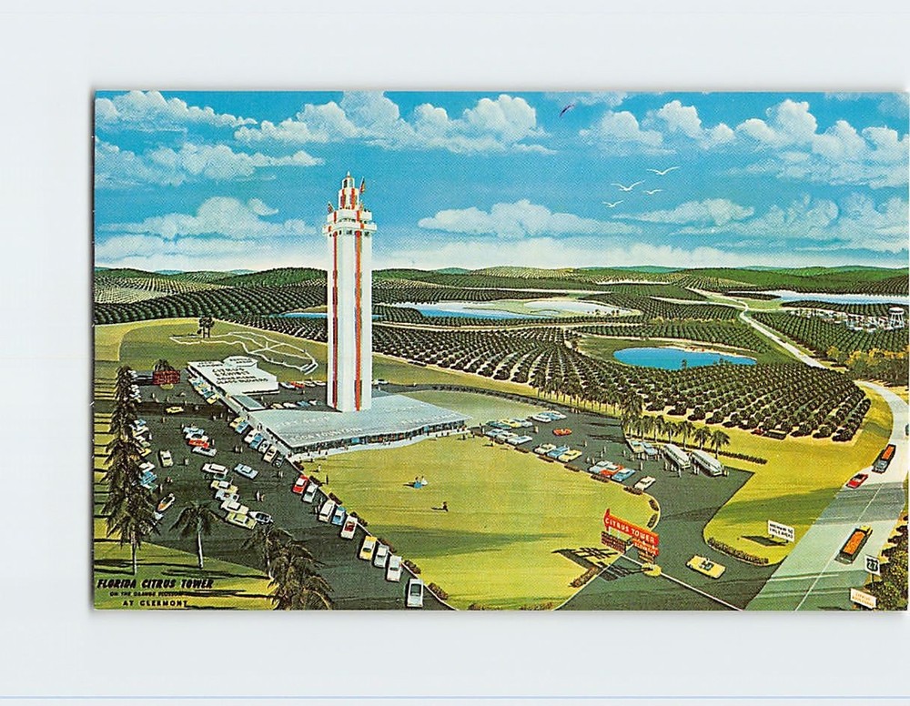 Postcard Citrus Observation Tower Clermont Florida USA