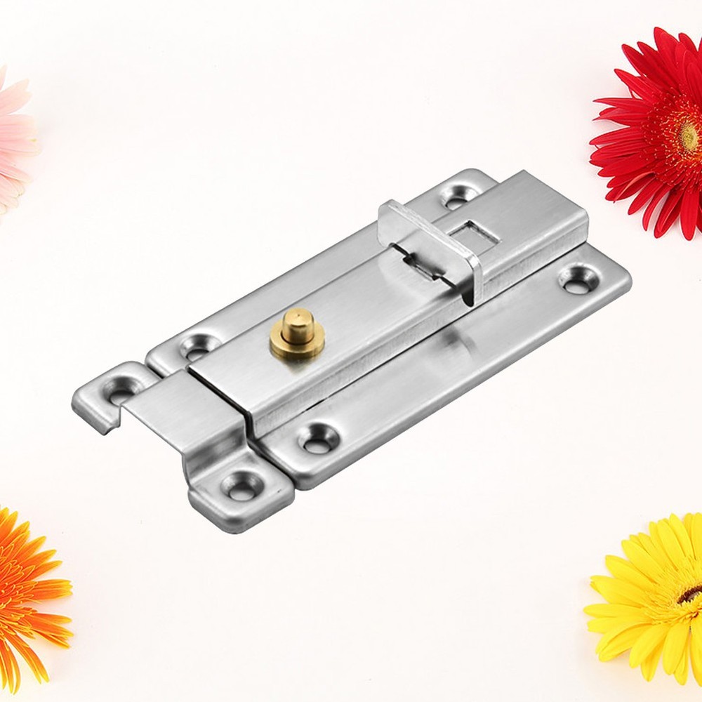4 Inch Latch Locks for inside Door Latches Hardware Security Barrel Bolt