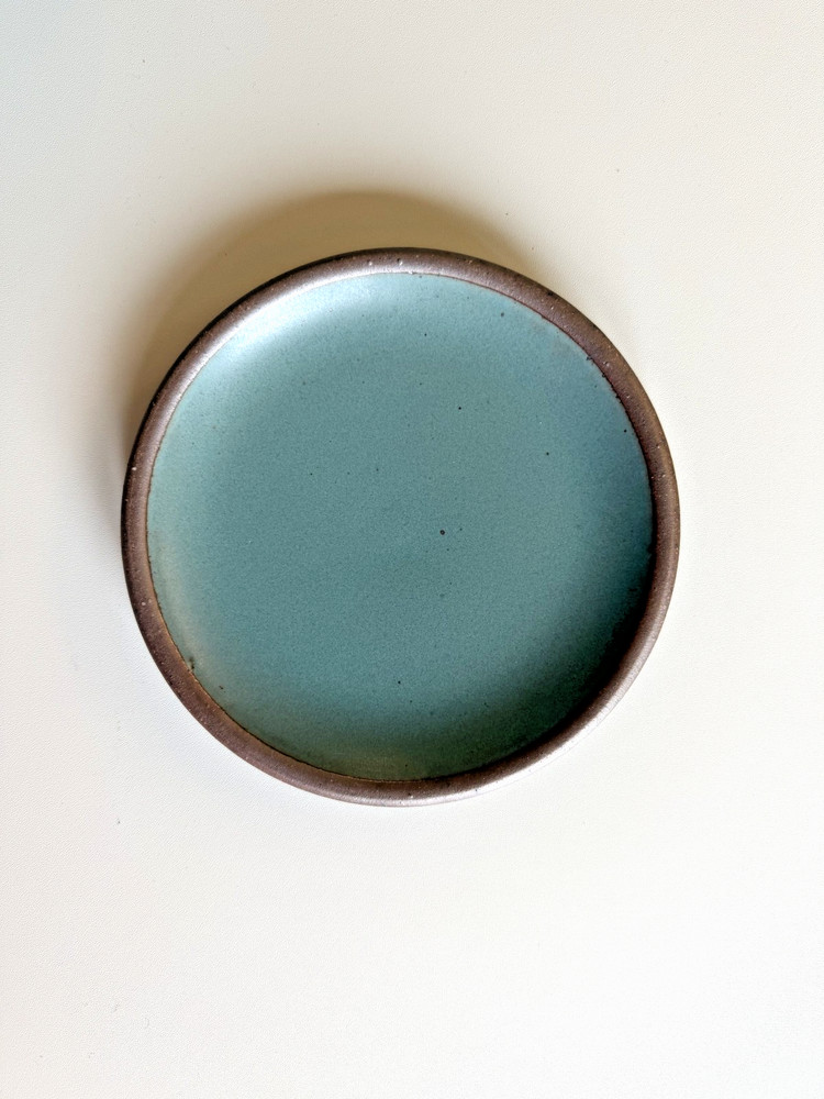 East Fork Pottery - Cake plate in Secret Beach - First, EUC
