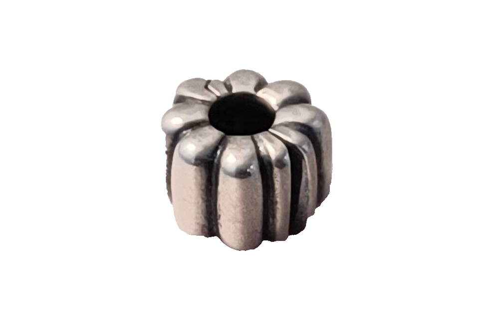 Pandora Genuine Sterling Silver Hinged Ribbed Spacer Bead