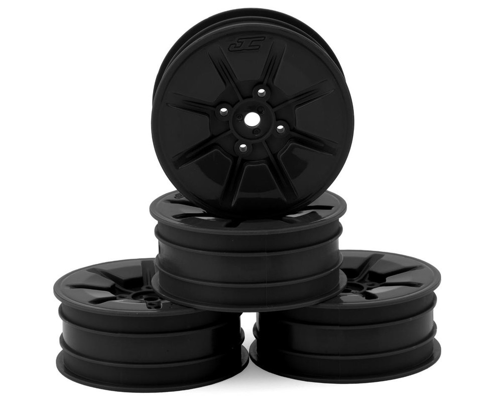 JConcepts Pioneer 2.2 2WD Front Buggy Wheels (Black) (4) [JCO3465B]w/12mm Hex