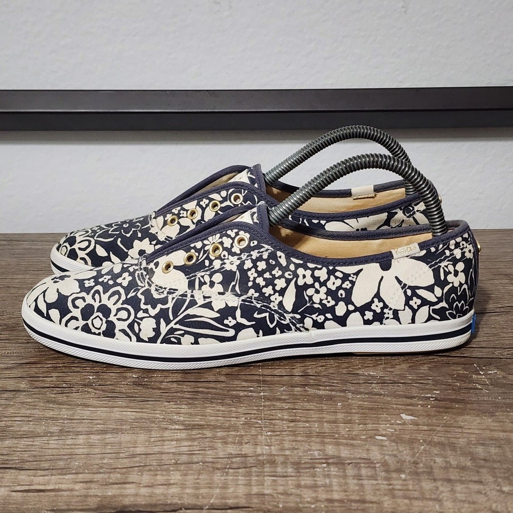 Keds x Kate Spade New York Women's Slip-On Shoes Size 8.5 Floral Pattern