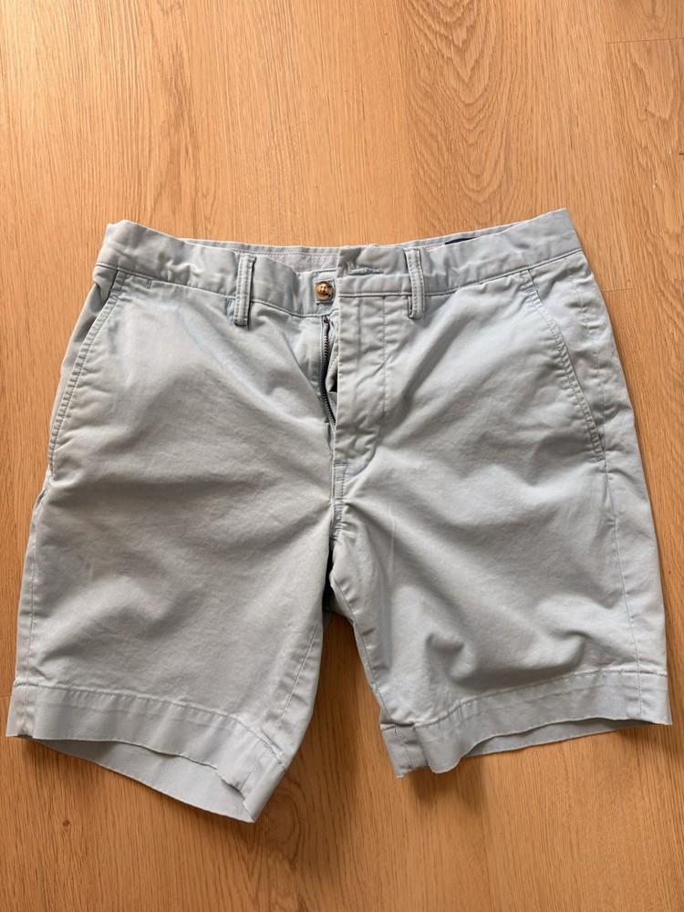 Polo Ralph Lauren Men's Light Blue Cotton Chino Shorts 30 Barely Worn!
