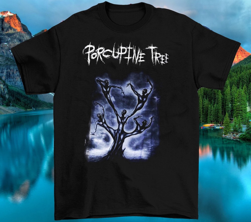 Porcupine Tree Cotton Black All Size T Shirt For Unisex Tee