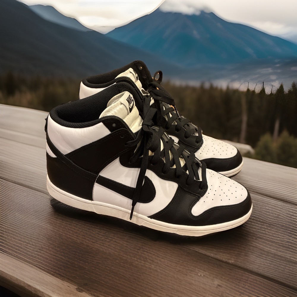 M109) Nike Dunk High Retro 'Panda' Black/White DD1399-105 Men’s Size 11
