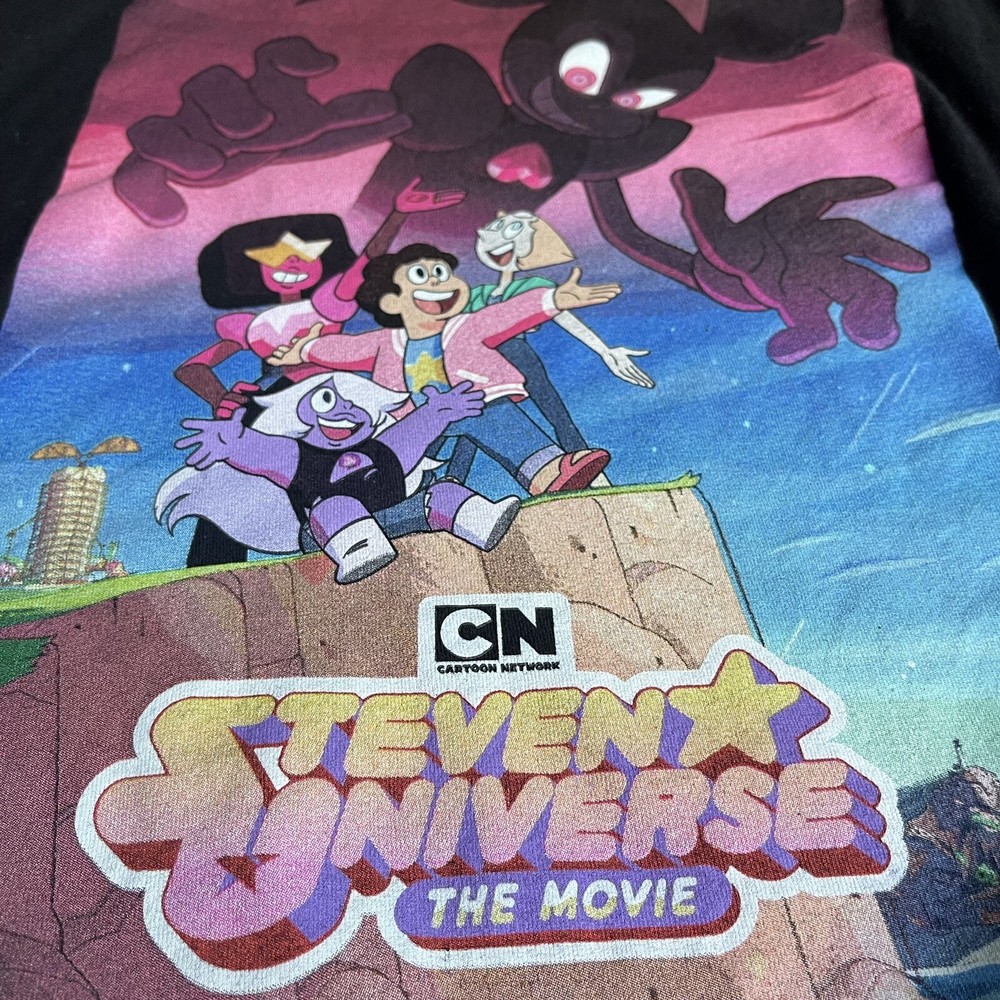 Steven Universe Movie Cartoon Network black t shirts Adult S