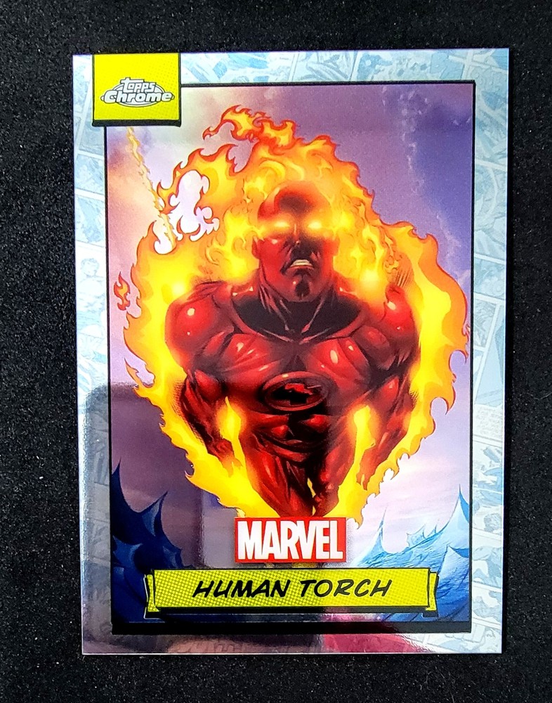 2024 Topps Chrome Marvel #24 Human Torch