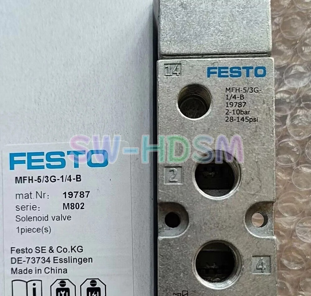 1PCS New in Box MFH-5/3G-1/4-B 19787 Solenoid Valve Freight Free