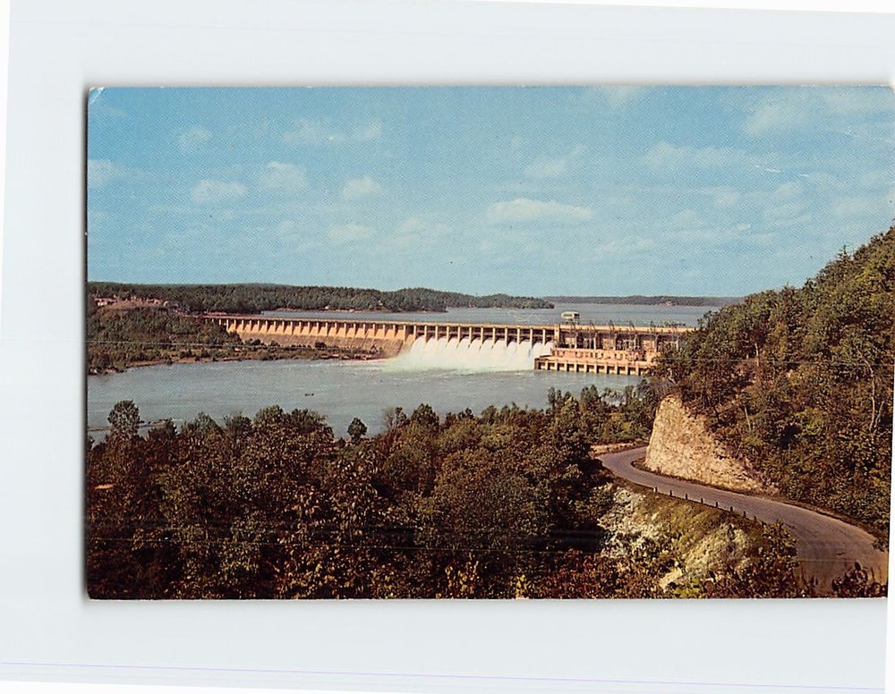 Postcard Bagnell Dam Osage River Lake of the Ozarks Missouri USA North America