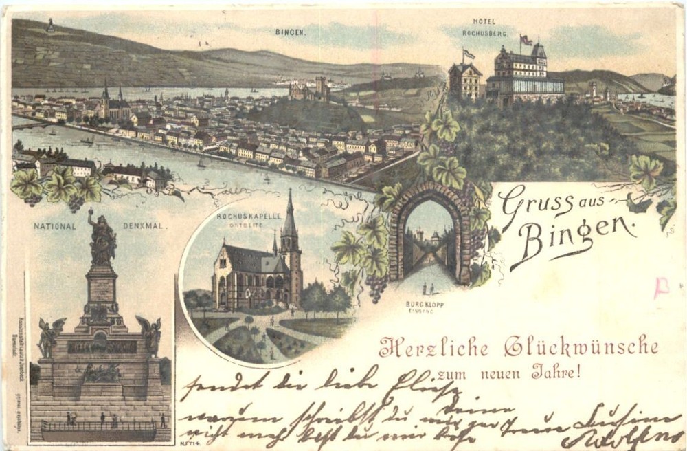 Greetings from Bingen - Litho -712152