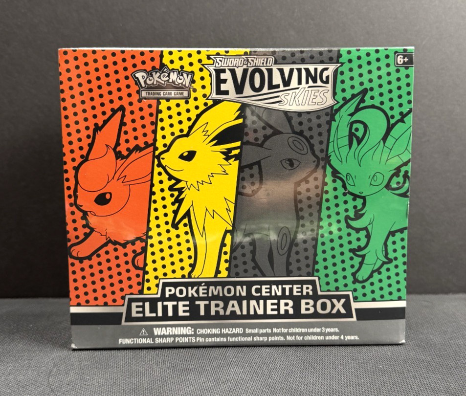 2021 Pokemon Center SWSH Evolving Skies Elite Trainer Box - Factory SealedRCH IS ACCEPTING CONSIGNMENTS! UP TO 95% PAYOUTS!