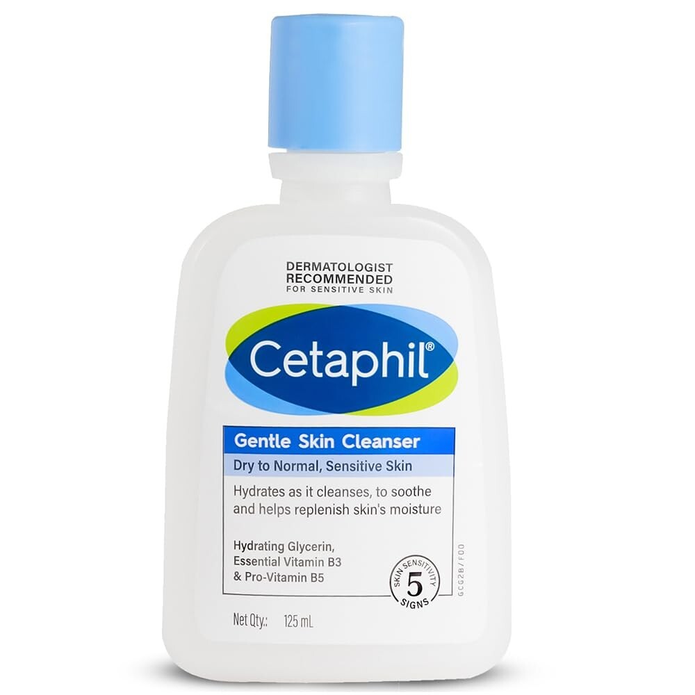 Cetaphil Paraben Sulphate-Free Gentle Hydrating Face Wash Cleanser 125ml