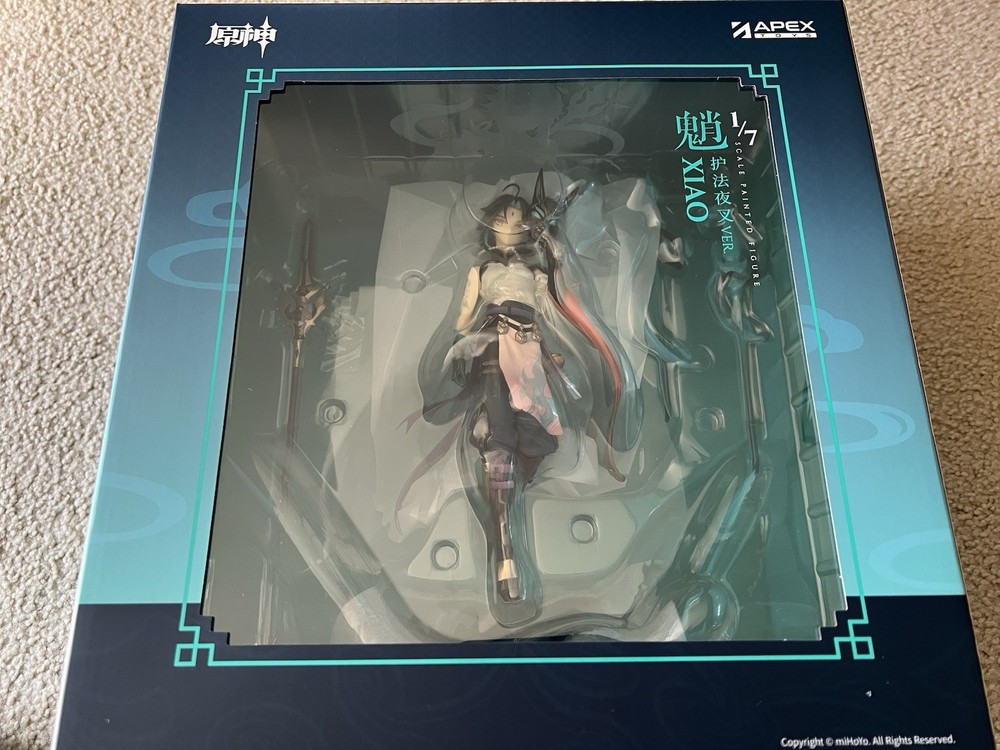 [Pre-owned] Genshin Impact Xiao 1/7 Scale Painted Figure Apex Authentic