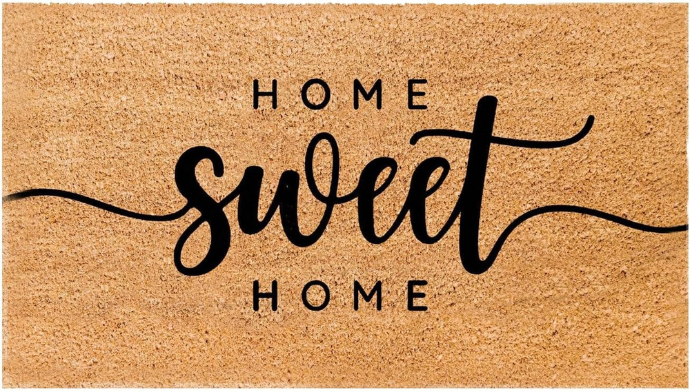 Durable Coir Doormat for Outdoor Entrance with Non-Slip Backing