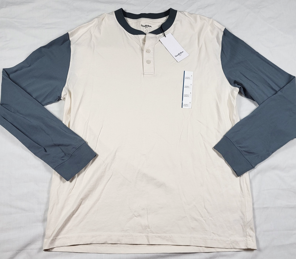 Goodfellow Co Men's Large Long Sleeve Casual Streetwear Shirts 2-Pack