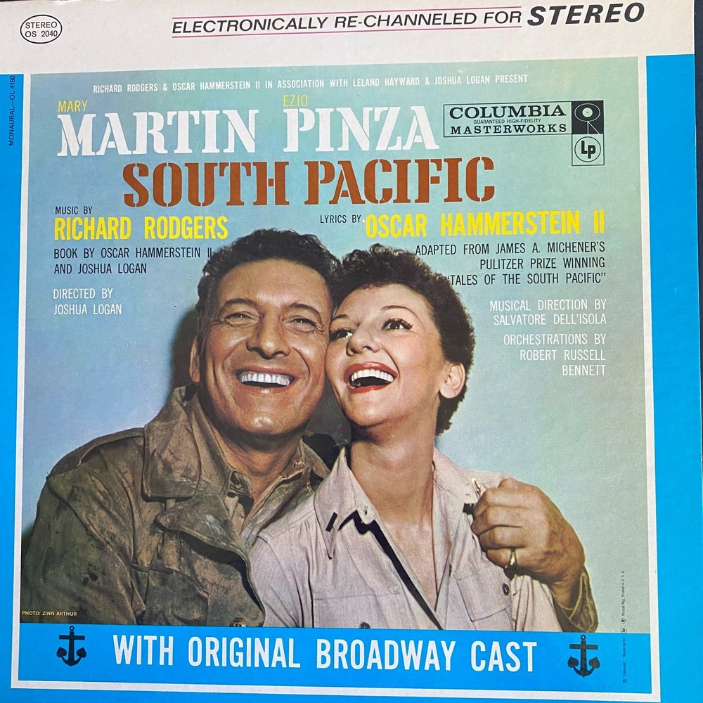 Mary Martin, Ezio Pinza – South Pacific LP 1958 Columbia Masterworks Musical 33