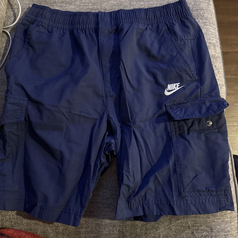 Nike Dri Fit Lightweight Navy Blue Cargo Shorts Men’s Size Large Dd4728-410