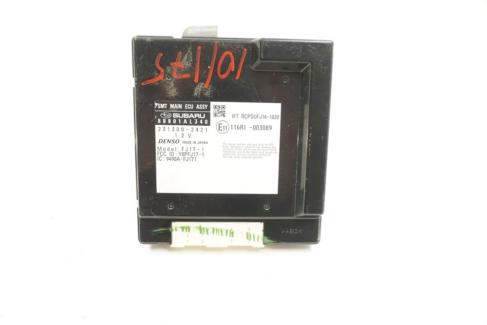 2018 Subaru Outback (legacy) Theft-locking Control Module Used Oem (88801al340)