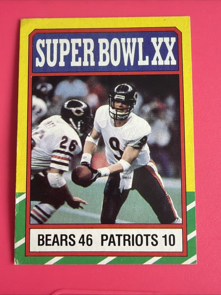 1986 Topps - Jim McMahon, Matt Suhey #8 C* on Copyright Line