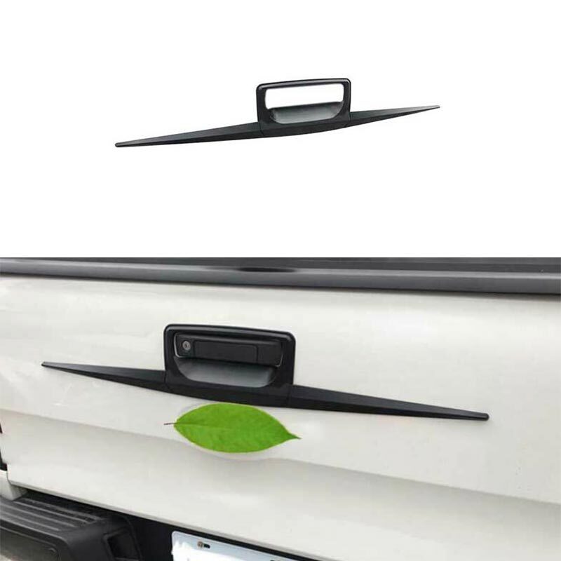 Tail Door Handle Trim for 2015-2022 Ford Ranger - Matte Black Strip  