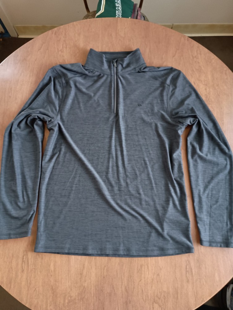 Calvin Klein CK 1/4 Zip Men's Long Sleeve Pull Over Shirt Size Small