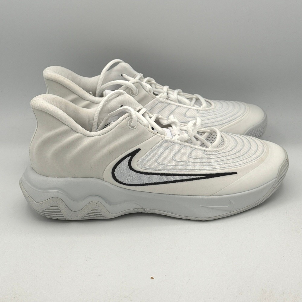 Nike Giannis Immortality 3 Shoes Mens 9 White Black Basketball FQ3680-100