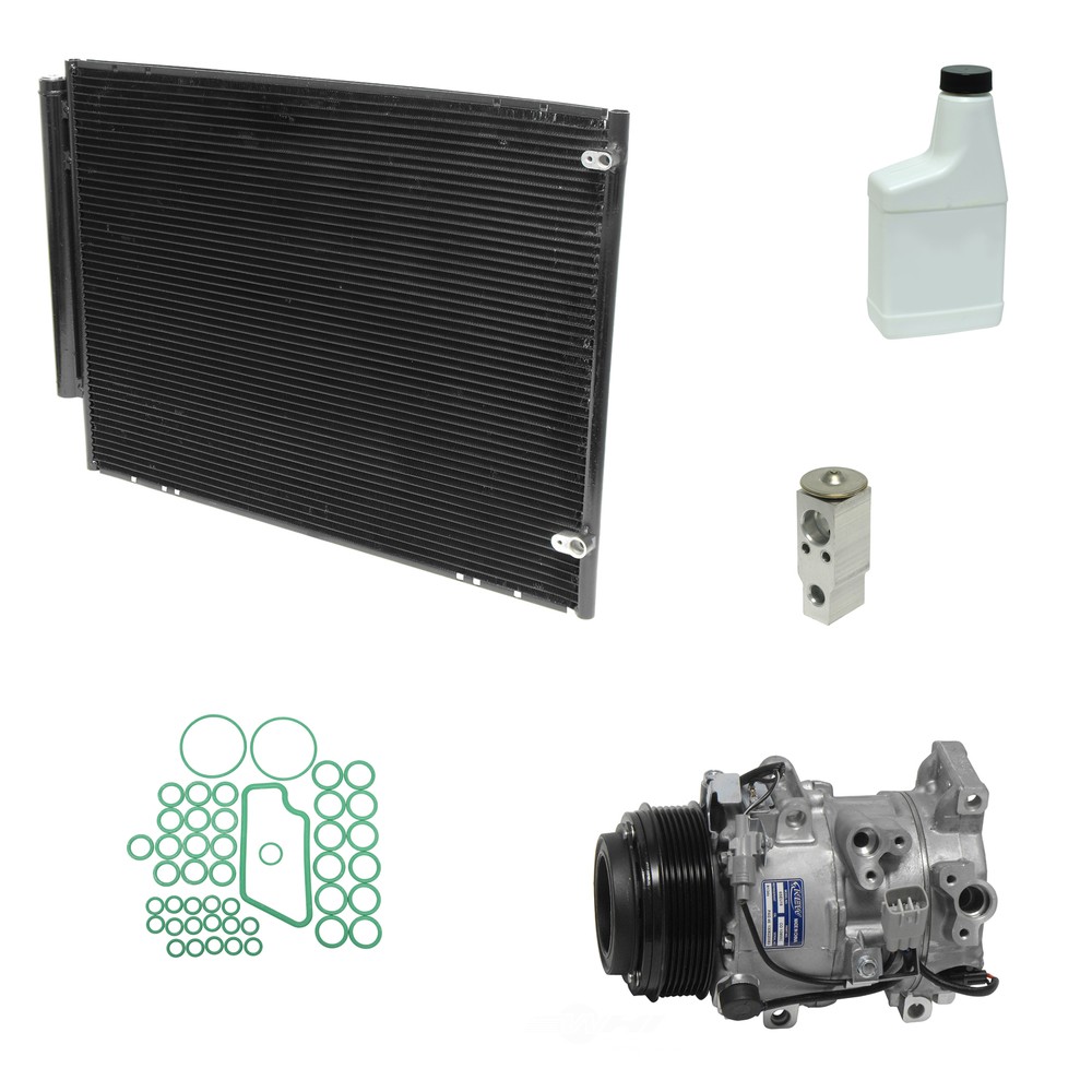 A/C Compressor Kit with Condenser for 2007-2009 Lexus RX350