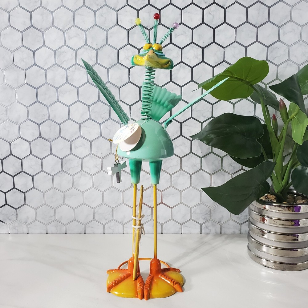 Exhart Baby Beeks Tim Twinkler Whimsical Garden Decor for Outdoor Spaces  