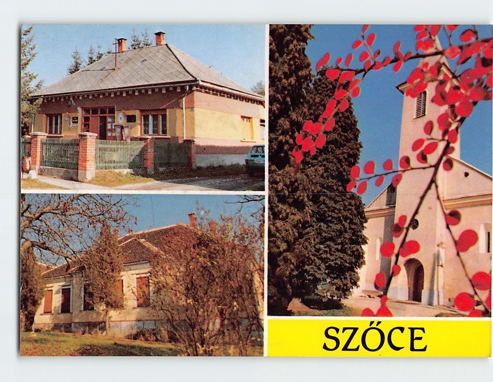 Postcard Scenes & Views Szőce Hungary