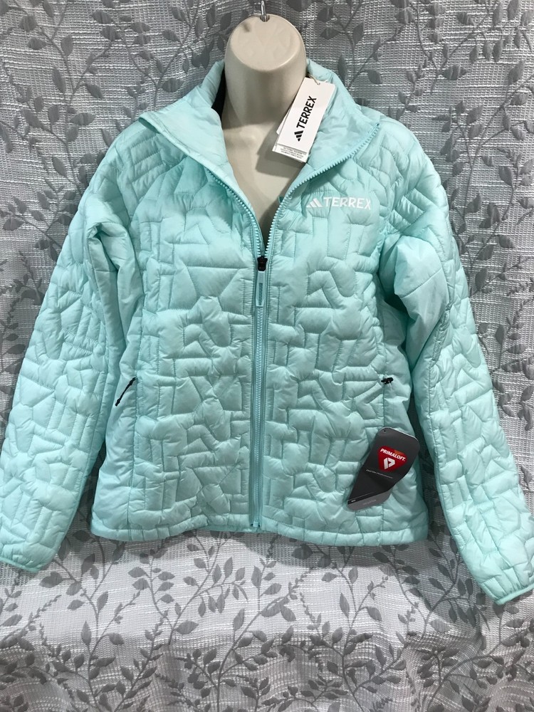 Adidas Terrex Xperior Primaloft Women's Size S Aqua Loose Fill Insulation Jacket