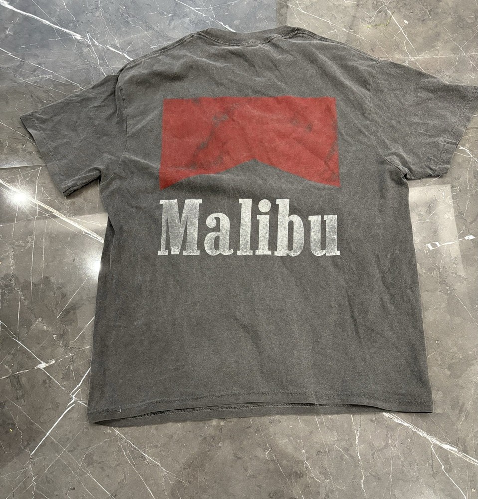 Good Quality Human Malibu T Shirt Large Faded Black