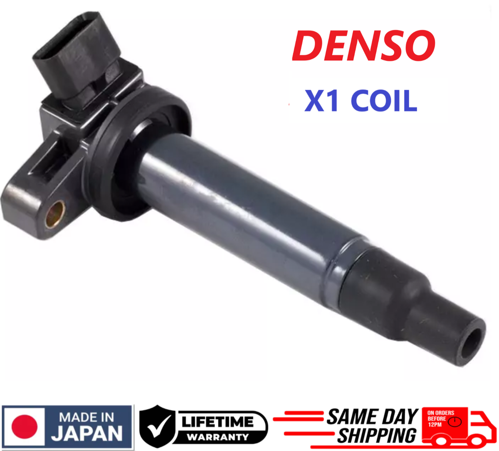 x1 GENUINE Ignition Coil For 1998-2009 Toyota & Lexus 4.3L 4.7L, 90919-02230 OEM