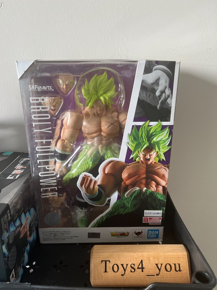 Bandai S.H. Figuarts Dragon Ball Super Saiyan Broly Full Power Action Figure New