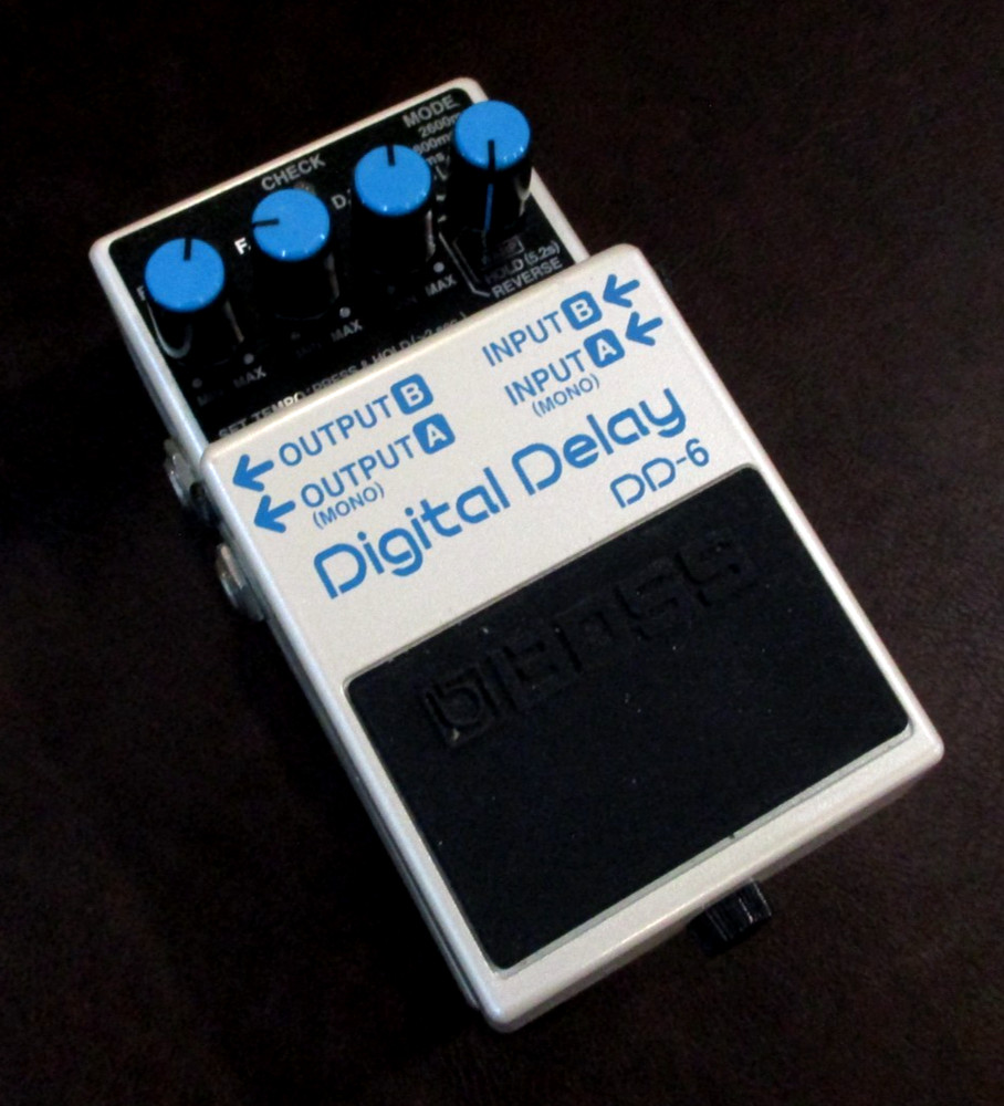 BOSS DD-6 DIGITAL DELAY Guitar Effect Pedal TESTED