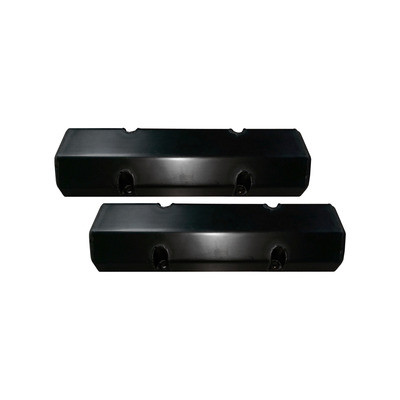 Black Billet Valve Cover Set for SBC - 2 Pack - Triple X Race SC-EG-0003BLK