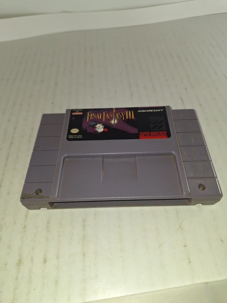 Final Fantasy III 3 Super Nintendo SNES Cartridge Only