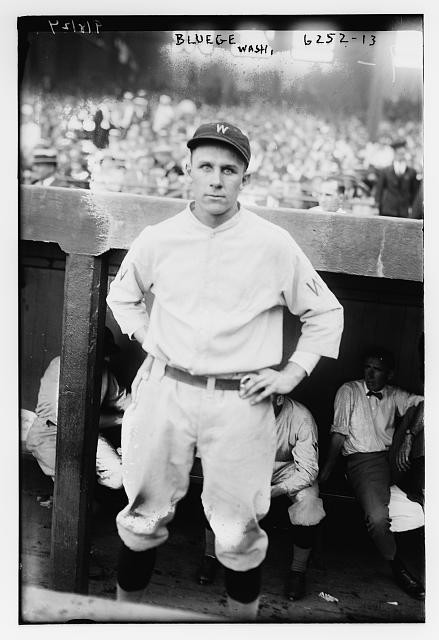Photo:Ossie Bluege Washington AL Baseball 1924 Dugout Portrait