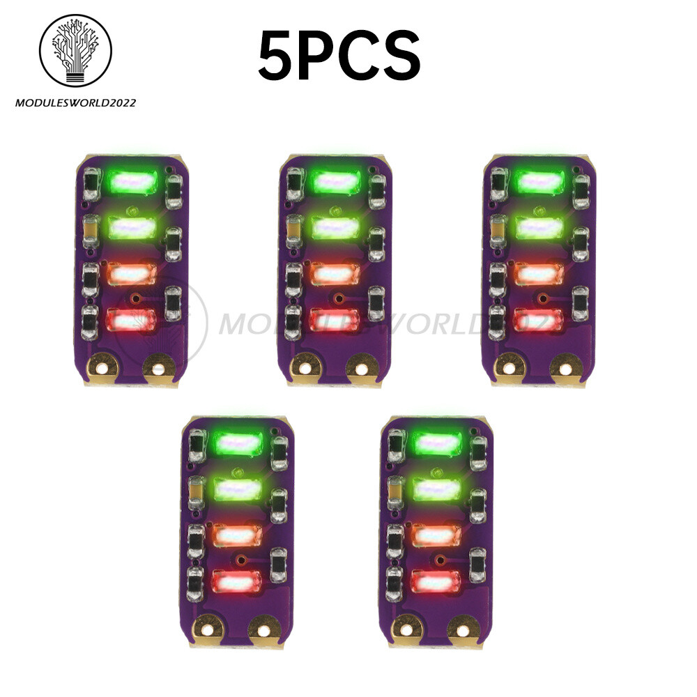 5PC 3.7-4.2V/6.2-8.6V Metering Module 1S 2S Ternary Li-ion Battery Power Display