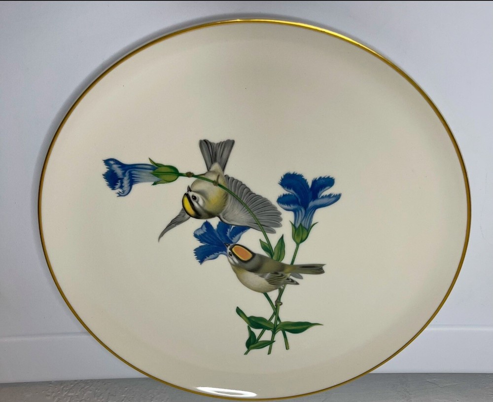 Syracuse China, American Song Birds ~ Golden Crowned Kinglet. 10.5” Single Plate