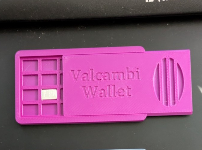 Valcambi 1 gram .999 fine Silver Bar -  With Wallet