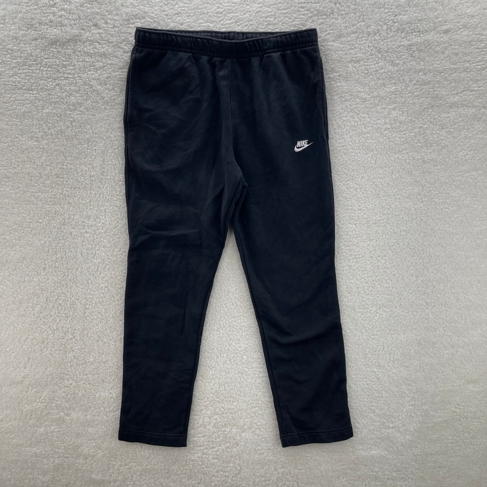 Nike Sweatpants Mens 2XL Black Sportswear Club Fleece Gym Comfort Sport Cozy