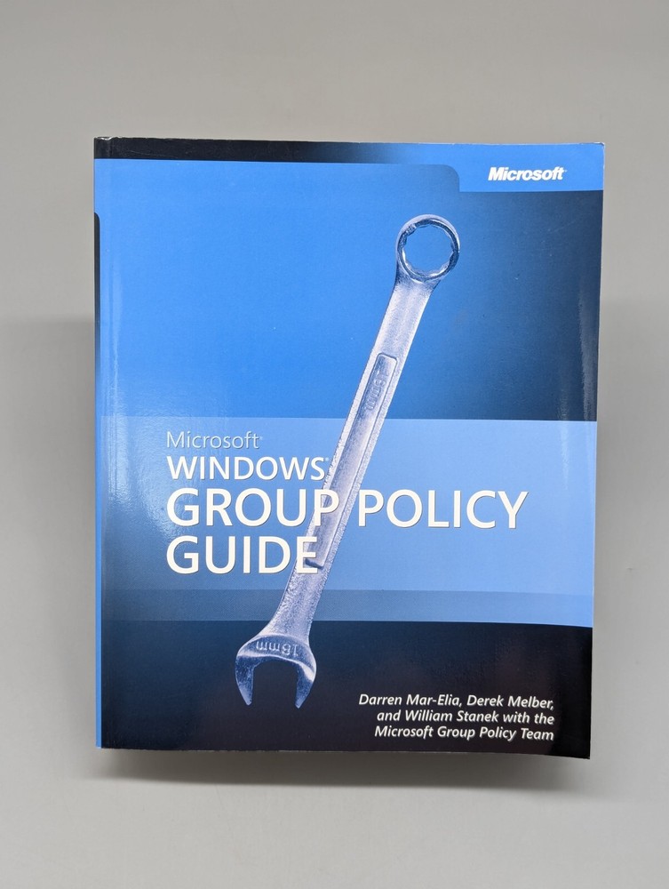 Microsoft Windows Group Policy Guide Paperback Book