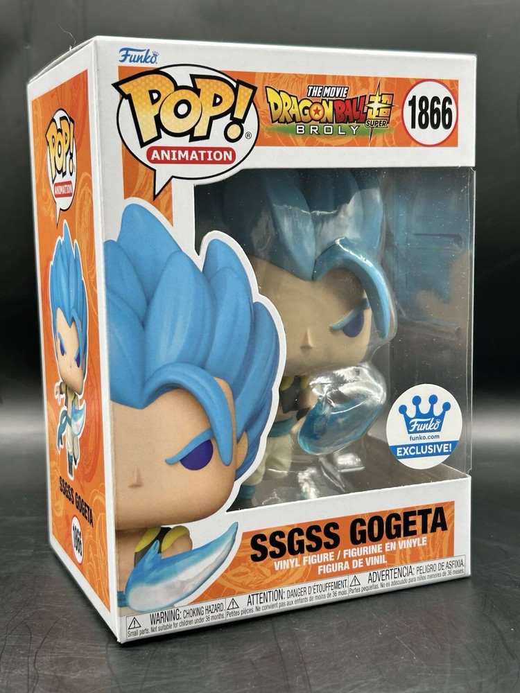 Funko Pop Dragon Ball SSGSS Gogeta Exclusive Vinyl Figure #1866