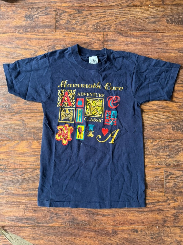 90s Vintage Mammoth Cave Adventure National Park T shirt Size M