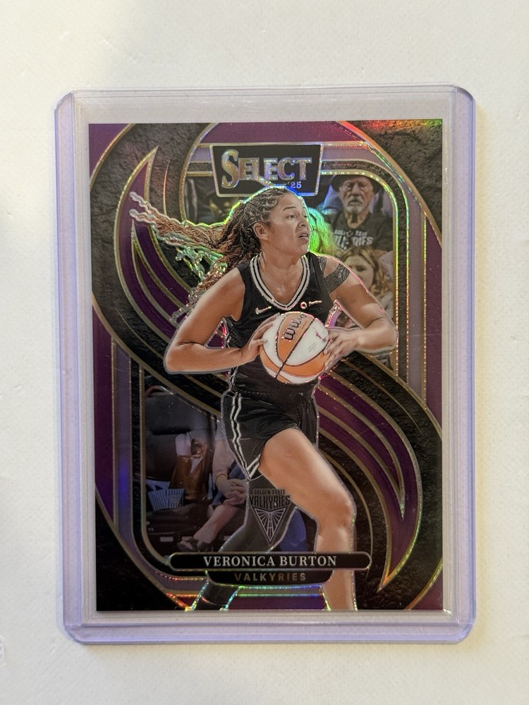 2025 Panini Select WNBA Veronica Burton True Purple /149 Prizm SP Valkyries